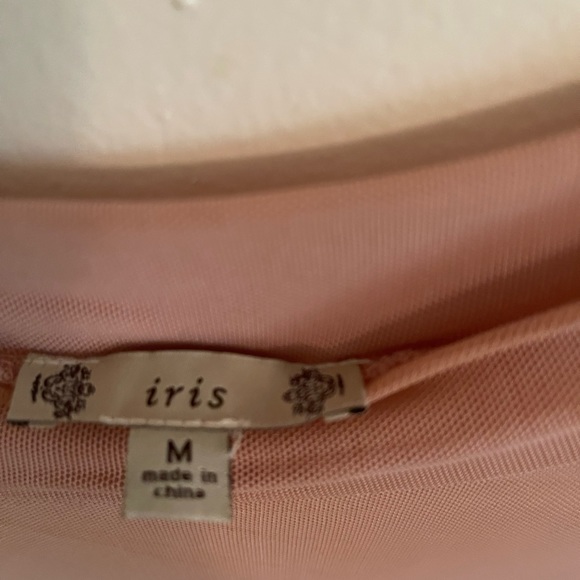 Iris Body Con Dress with See Through mesh upper part - Picture 7 of 7